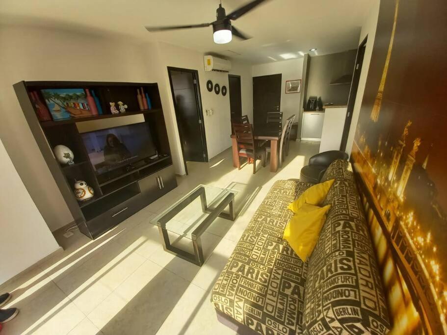 Hermoso Condo De 2 Habitaciones Frente Al Caribe Cancún Eksteriør billede