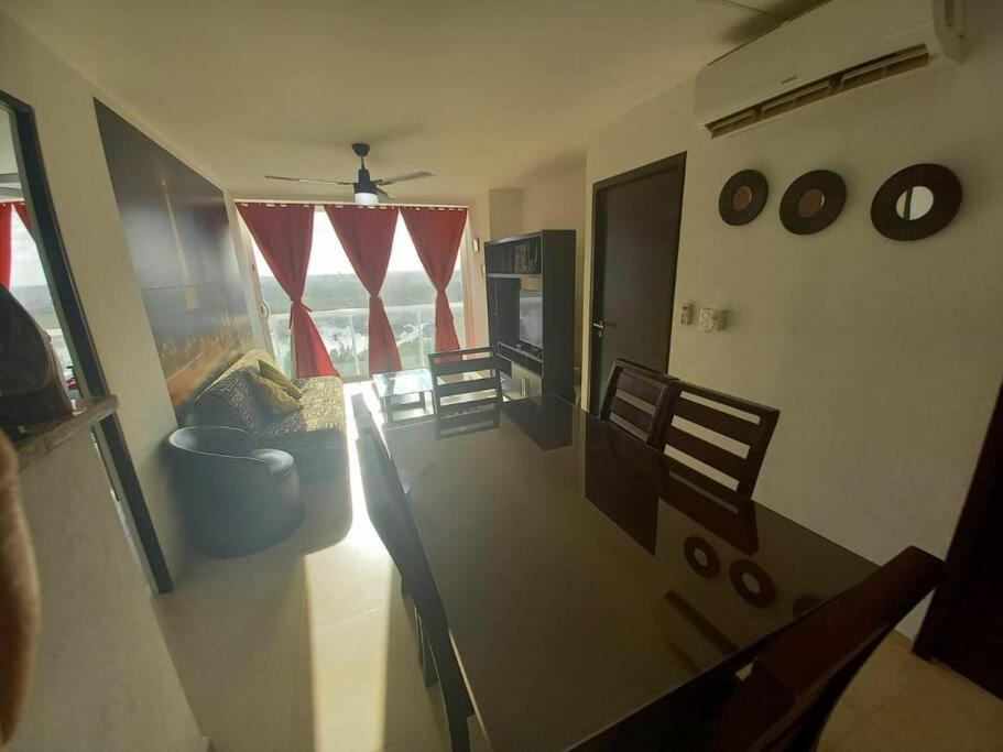 Hermoso Condo De 2 Habitaciones Frente Al Caribe Cancún Eksteriør billede